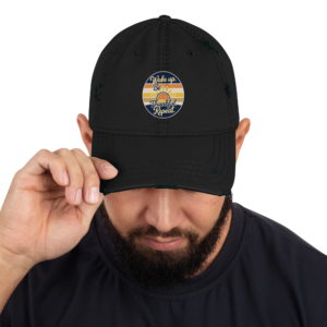 Distressed Dad Hat - Wake Up, Be Thankful, Repeat