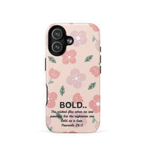 MagSafe® tough case for iPhone® - Pink Flower Hope