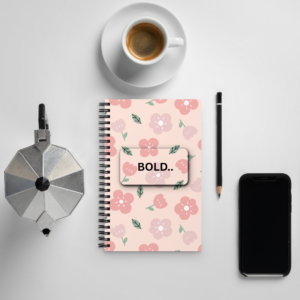 Spiral notebook - Pink Flower Hope